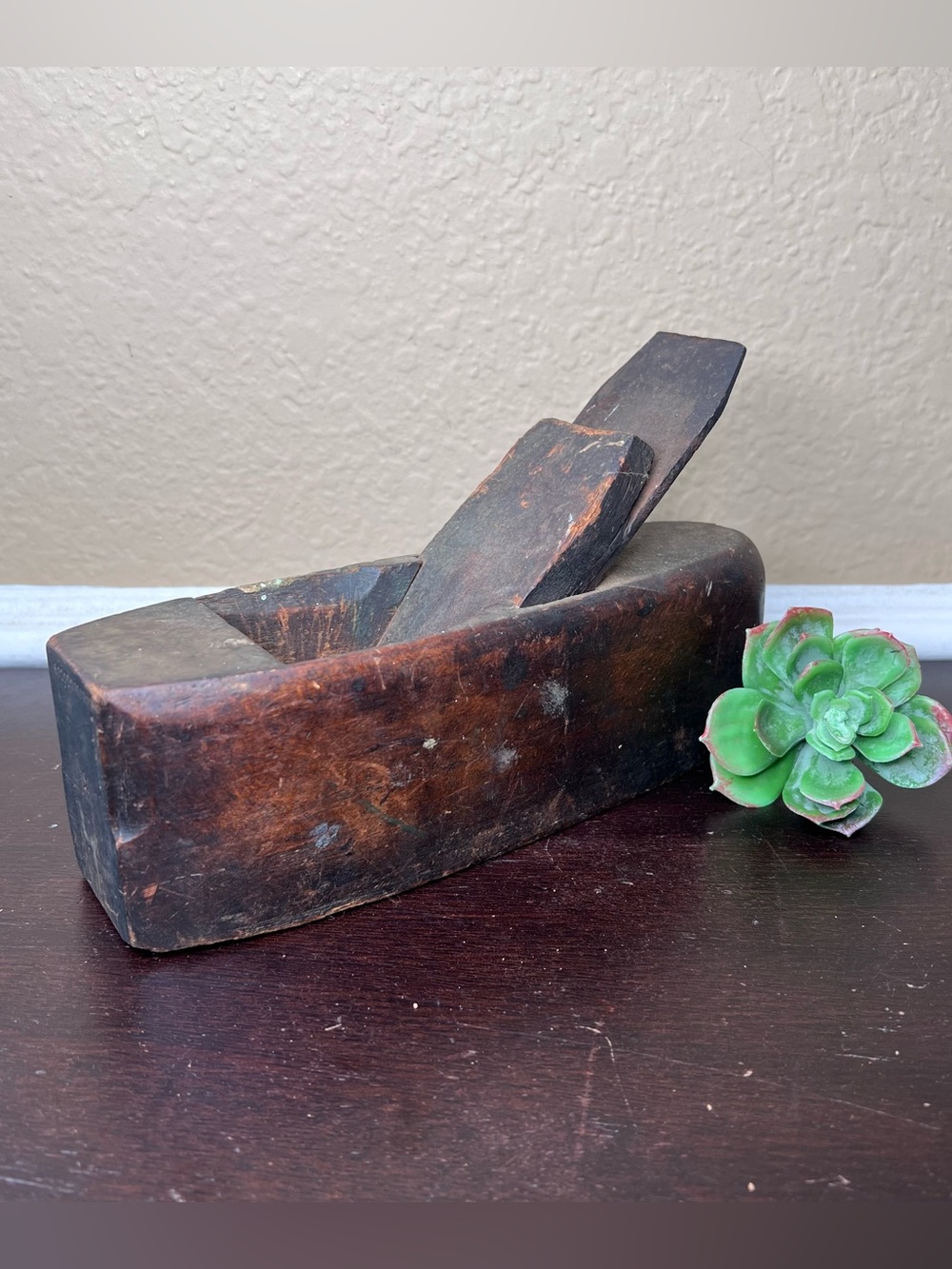 Antique Scioto Works Coffin Hand Plane, Primitive Woodworking Tool, Ohio Tool Co